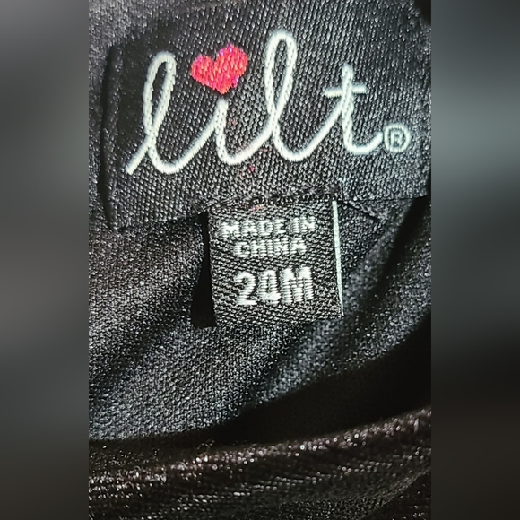 NWT Lilt size 24M black/ivory dress - Picture 11 of 11